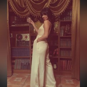 Vintage Satin Romper